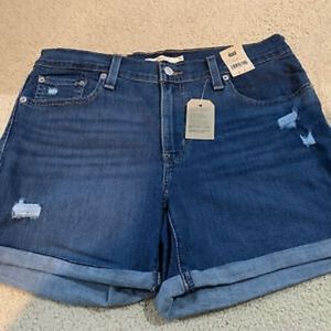 NWT Levi's Mid Length Jean Shorts, size 32